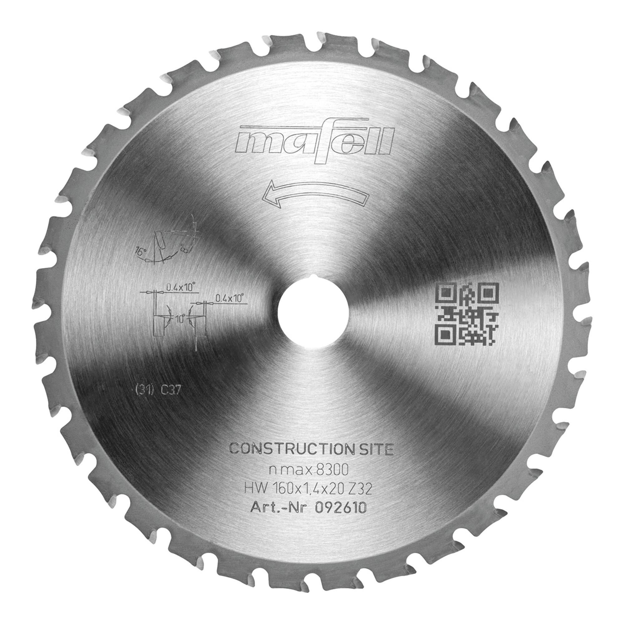 Mafell Sägeblatt KSB-CS160, Construction Site (092610)