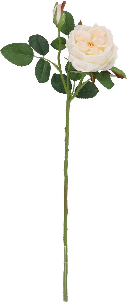 Maxifleur Kunst Rozentak Austin 52cm Creme