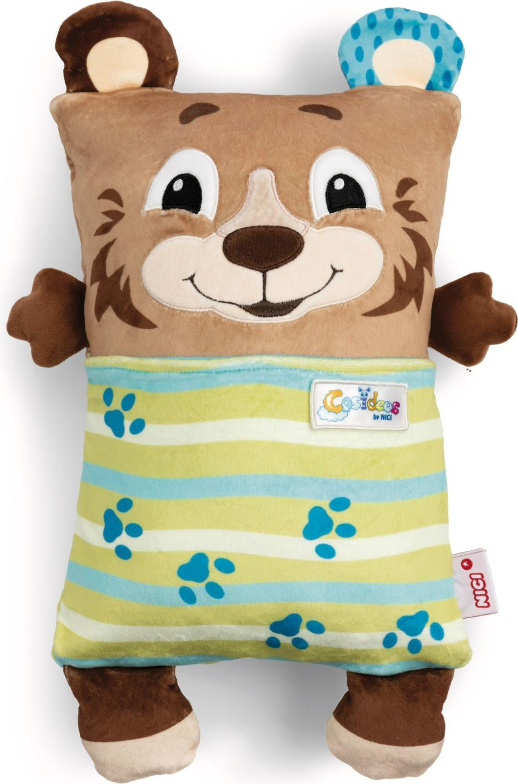 Nici knuffelbeer met omkeerfunctie, 30 x 20 cm