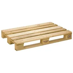 HP Autozubehör, Zubehör Lagereinrichtung, Poolflachpalette L1200xB800xH144 mm Tragfähigkeit 1000 kg 3 Kufen Holz natur