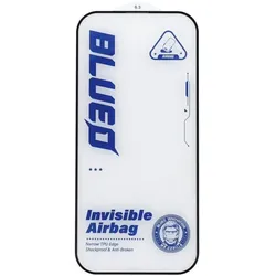 BlueO Protective glass 5D Mr. Monkey Glass - Apple iPhone 17 Pro Max black (Airbag Anti-broken) (1 Stk., Apple iPhone 17 Pro Max), Smartphone Schutzfolie, Schwarz