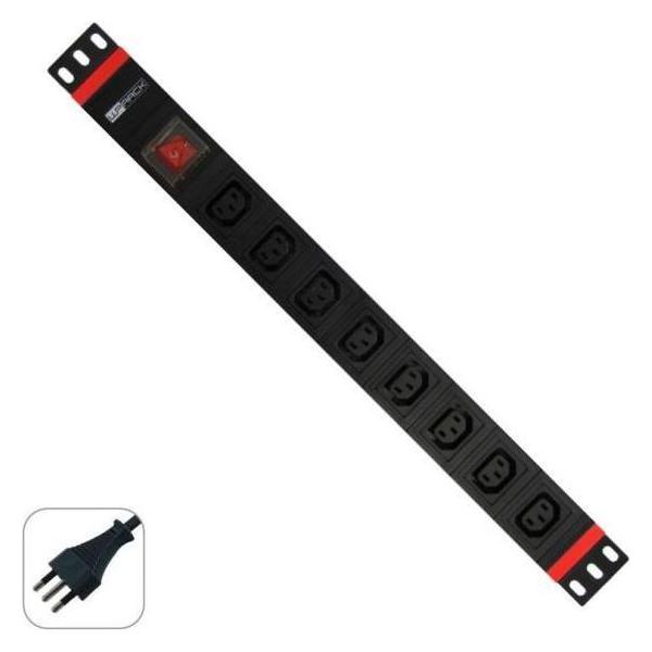 Wp WPN-PDU-I05-08 Stromverteilungseinheit (PDU) 8 Steckdose(n) AC 1,5U Schwarz (WPN-PDU-I05-08)