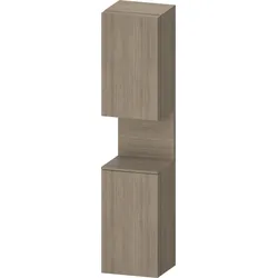 Duravit Collection One Hochschrank, Türanschlag links, 400x360x1760mm, Nische Eiche Terra, QA1346L35350010, Farbe: Eiche Terra/mit Nischenbeleuchtung