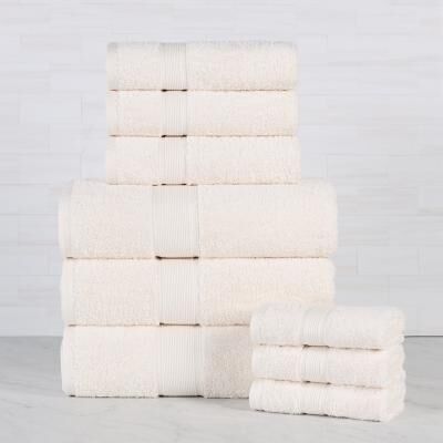 Superior Oregon Organic Cotton Solid 9-Piece Towel Set