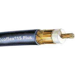 SSB Electronic 6043 Koaxialkabel Außen-Durchmesser: 14.60 mm Ecoflex15 Plus 50 Ω 90 dB Schwarz Meterware