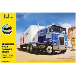 Heller STARTER KIT Kenworth K-123 Cabover Truck