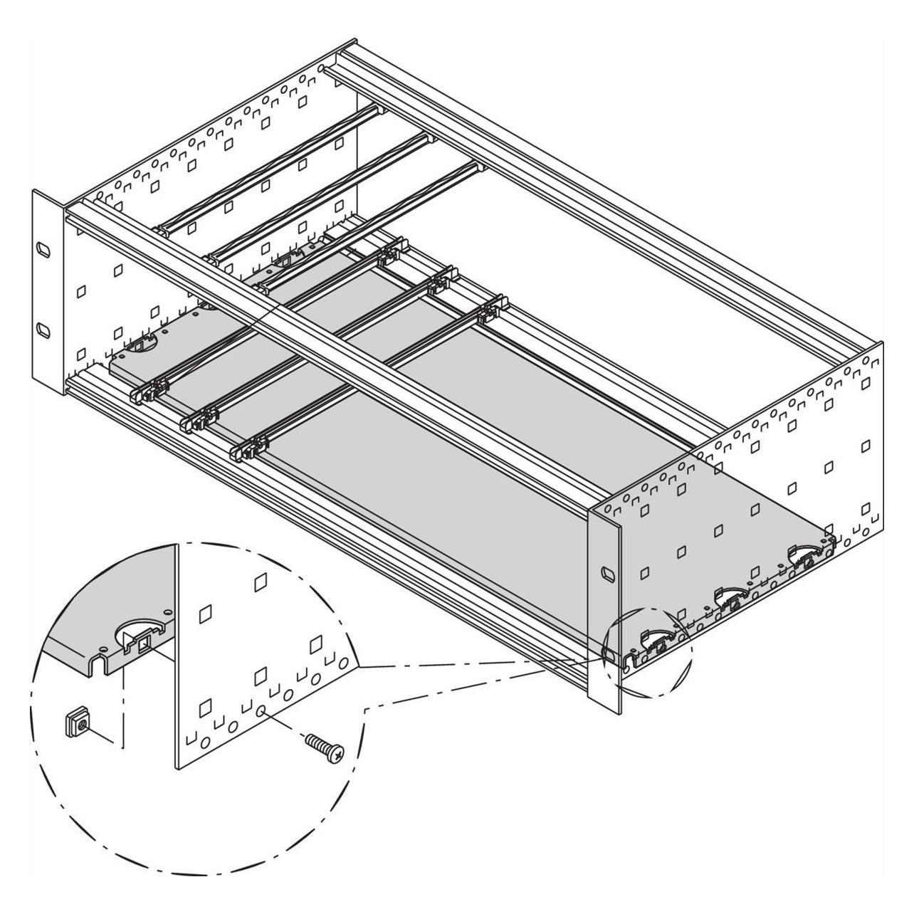 Schroff Montageplatte Standard - MONTAGEPLATTE 160T 28TE (34562745)