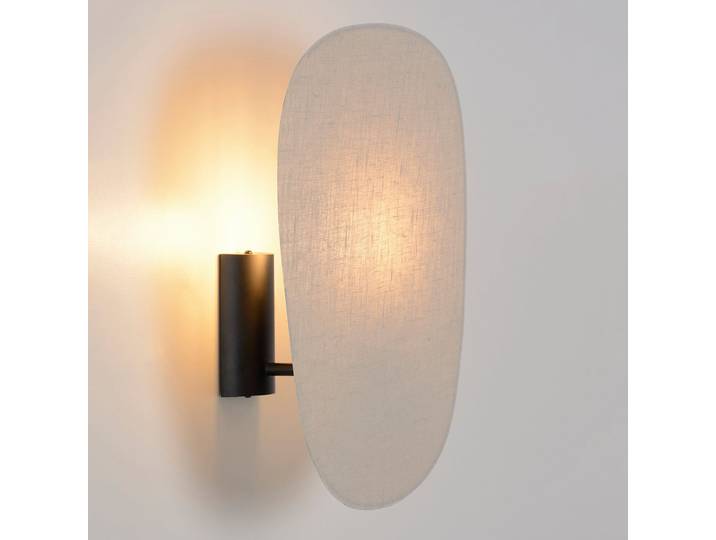 Applique murale Screen 70's Hauteur 40 cm bouleau textile - MARKET SET - Couloir - Tissu / textile - Rond