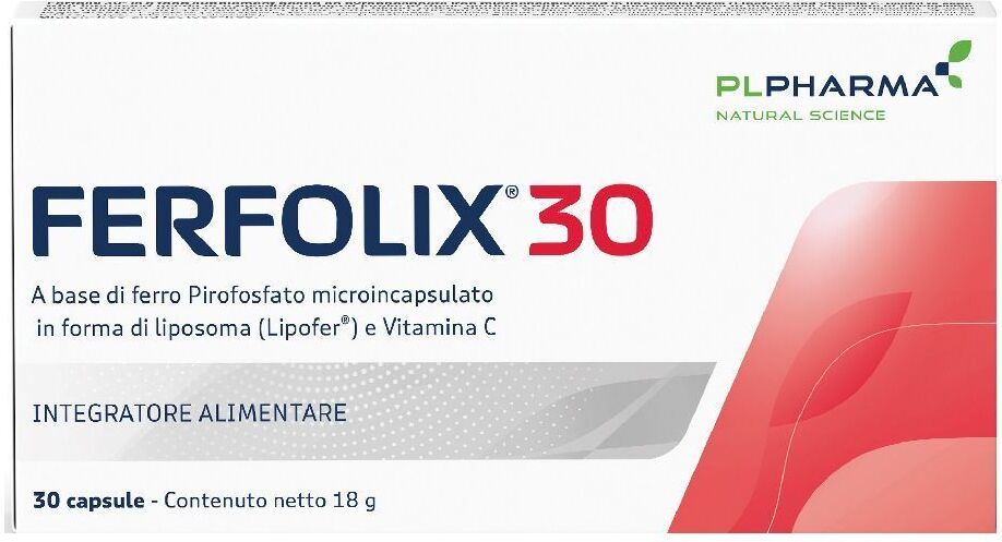 PL PHARMA Srl FERFOLIX, 30 Capsule