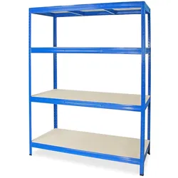 BRB Großfachregal, Stecksystem, 4 Böden, Trg 350 kg/Ebene, HxBxT 1800x1500x600 mm