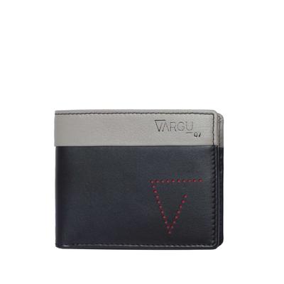 Geldbörse VARGU "ENK 1", Herren, schwarz, Rindsleder, Kleinlederwaren, LGW zertifiziertes Leder
