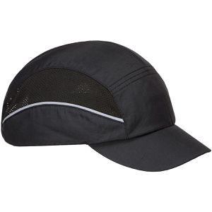 Portwest Anstoßkappe AirTech PS59, schwarz, ABS-Schale, kurzer Schirm, Einheitsgröße