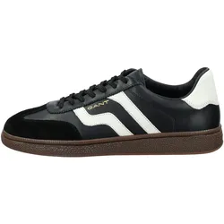 GANT Herren Sneaker - CUZMO, Leder, Schnürschuh, Turnschuh, Low Schwarz/Weiß / EUR 41