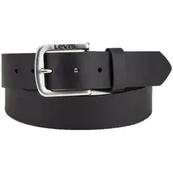 Levi's Herren Ledergürtel Seine in Schwarz-90