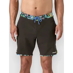 Patagonia Hydropeak Side Shore - 18 In. Boardshorts undersea / black Gr. 32
