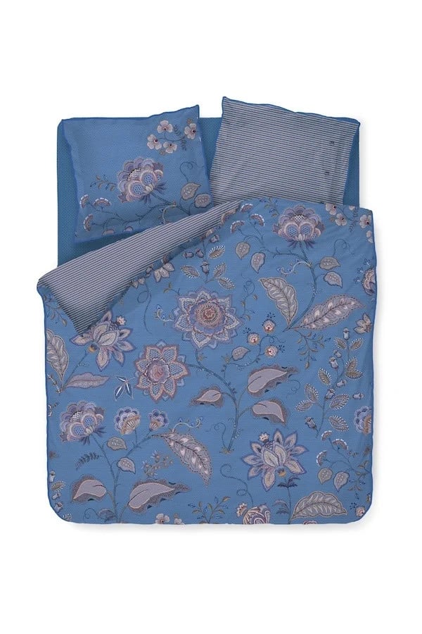 Pip Studio Mumbai Night Blauw dekbedovertrek voor volwassenen