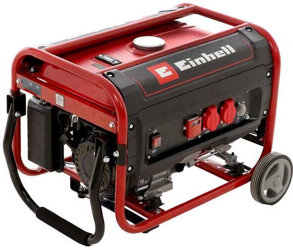Einhell TC-PG 35/E5 - Groupe électrogène 3.1 kW monophasé à essence 4T - Sur chariot