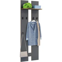 VCM, Kleiderhaken + Wandgarderobe, Gardeobe Set Diele Kleiderhaken Salia L