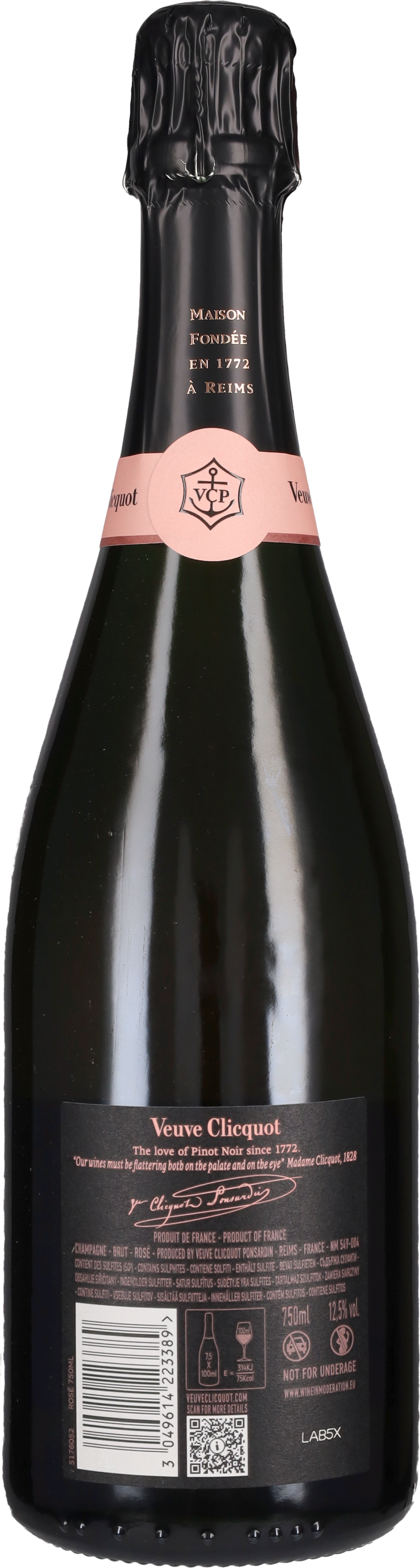 Champagne Rosé Brut Veuve Clicquot