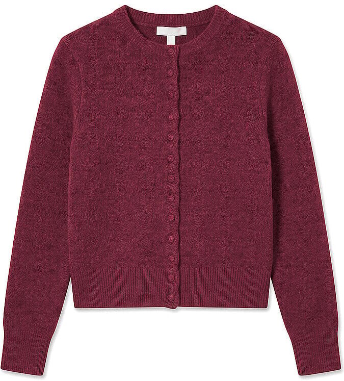 TOPSHOP Strickjacke dunkelrot   M W