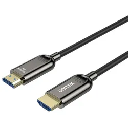 Unitek HDMI (Typ A) — HDMI (Typ A) (30 m), Videokabel, Schwarz