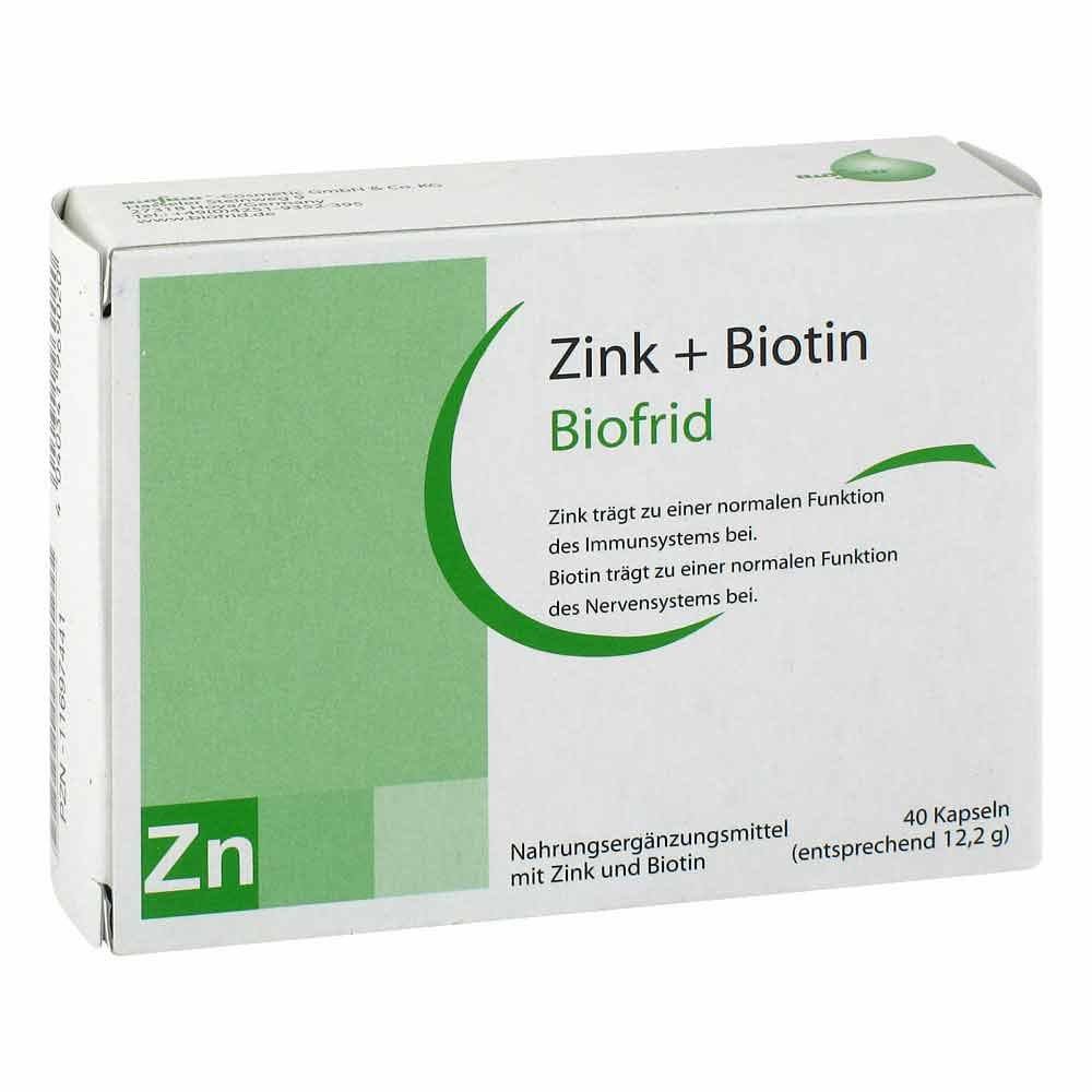 Biofrid GmbH & Co. KG Zink+biotin Kapseln 11697441