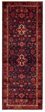 ECARPETGALLERY Hand-knotted Andelz Navy Wool Rug - 3'8 x 9'5