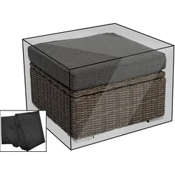 OUTFLEXX Premium Abdeckhaube, für theBox Hocker 18362-4, schwarz, 73x73x43 cm, wasserbeständig