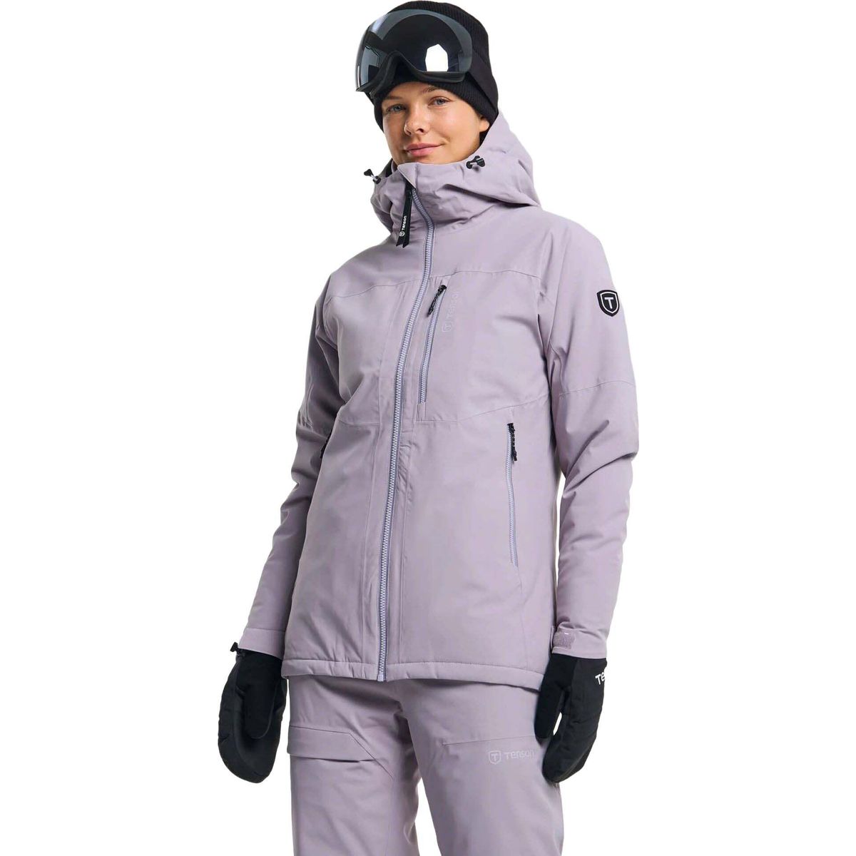 Tenson Niseko Ski Jacket Women grey purple (427) XS 465018266-427-3