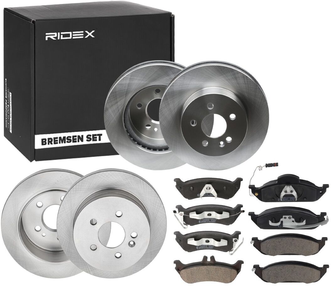 RIDEX 3405B0480 Brake discs and pads set