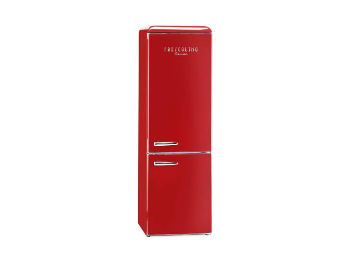 TRISA Kühl-/Gefrierkombination Frescolino Classic 300 , Energieeffizienz: E, rot, B:59,9cm H:192cm T:62,8cm, Kühlschränke, Kühl-/Gefrierkombination