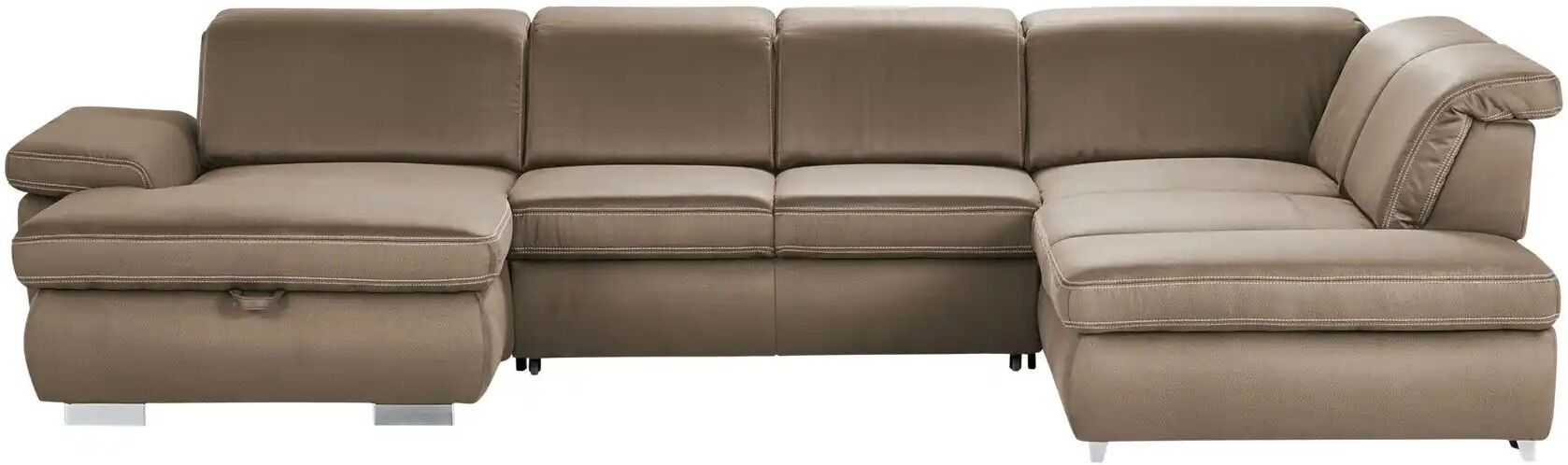 Lounge Collection Wohnlandschaft mit verschiedenen Funktionen Amanda ¦ braun ¦