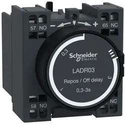 Schneider Electric LADR03 Zeitblock, rückfallverzögert, 0,10-3,00s, Federzuganschluss