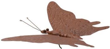 "Bronze Metal Butterfly Garden Accent 12.5""L by Melrose in Bronze"