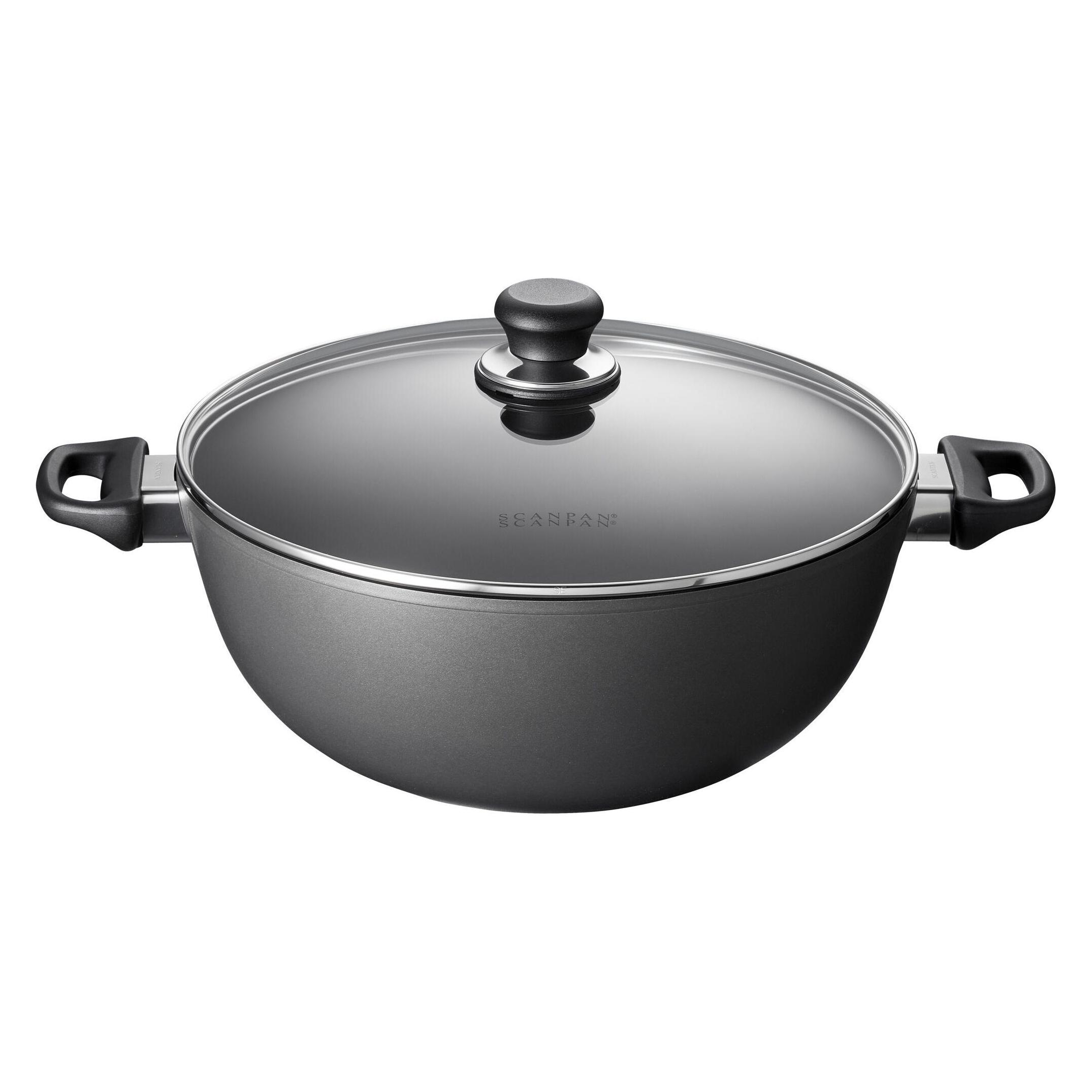 Scanpan Bratentopf CLASSIC Ø 32 cm mit Deckel - Induktion (Bräter + Schmortopf, Kochtopf, Aluminium, 32 x 16 cm) (53553200)