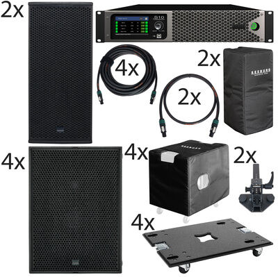 Seeburg Acoustic Line K20/K1801 Amp Power Bundle Schwarz