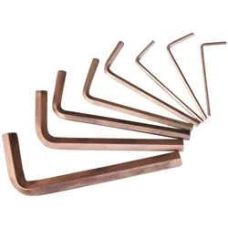 KS Tools, Sechskantschlüssel, BRONZEplus Winkelstiftschlüssel-Satz lang, Innensechskant, 8 Teile