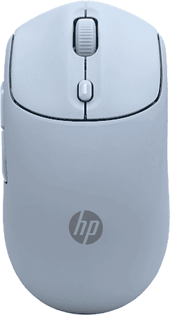 Ratón inalámbrico - HP silencioso 400, Inalámbrico, 6000 DPI, Azul