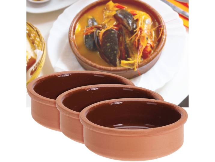Tapas Schalen aus Terracotta, 6 Stück, Ø 12 x 4 cm