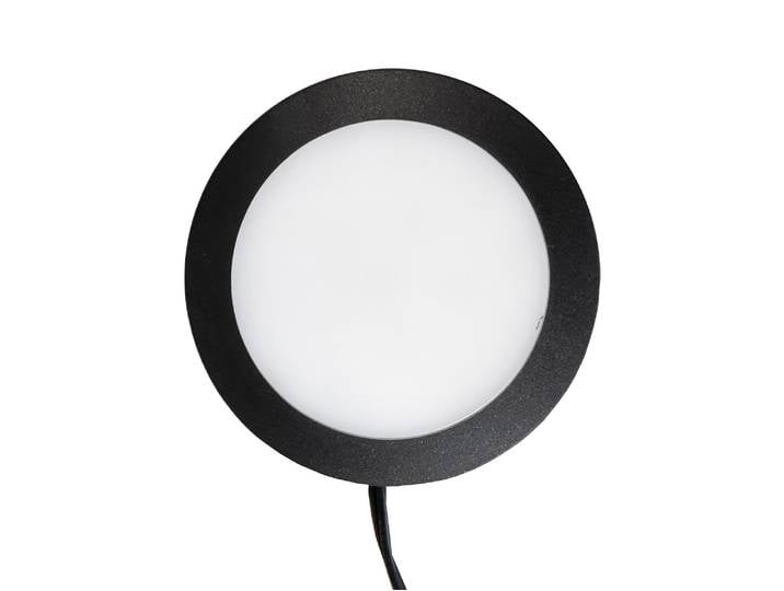 LED Spot 3er Beleuchtung schwarz, warmweißes Licht, m. Touch