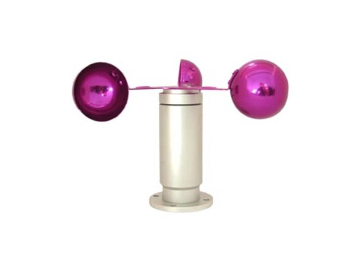 Drei Tassen Windgeschwindigkeits-Windrichtung Sensor Wetterüberwachung(Silver base metal no circuit)