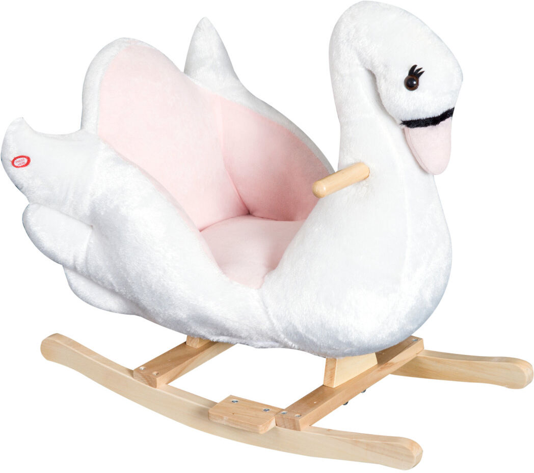 Freeport Park Kara Swan Rocker Pink 55cm H X 32cm W X 60cm L