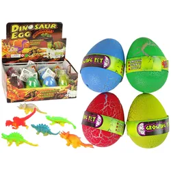 Hatching Magic Dinosaurier Ei Wachsende 6 cm bunt.