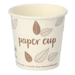 PAPSTAR 80 Trinkbecher, Pappe "pure" 0,1 l Ø 6 cm · 6 cm "ZERO"