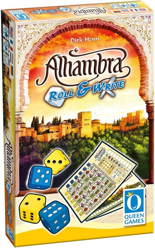 Queen Games Alhambra Roll and Write - Bordspel voor 1 tot 5 spelers
