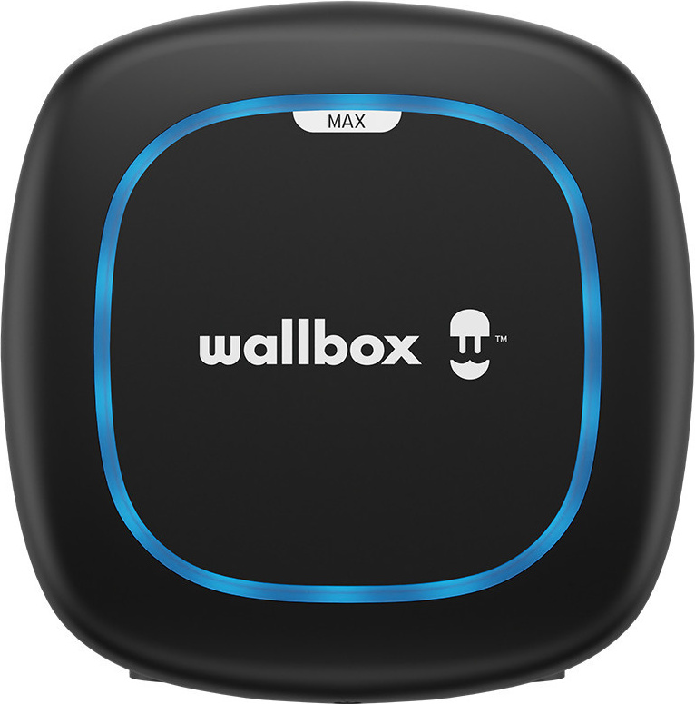 Wallbox Pulsar Max, Schwarz, Wand, Schwarz, Typ 2, IK10, IP54