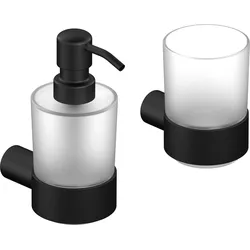 Chris Bergen, Seifenspender + Seifenschale, Seifenspender & Zahnputzbecher