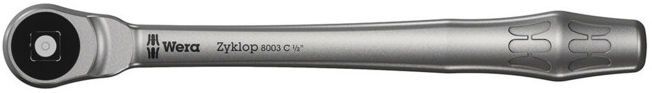 WERA Cliquet de précision “Zyklop Metal”, carré traversant, 1/2″ avec éjecteur (05004063001)