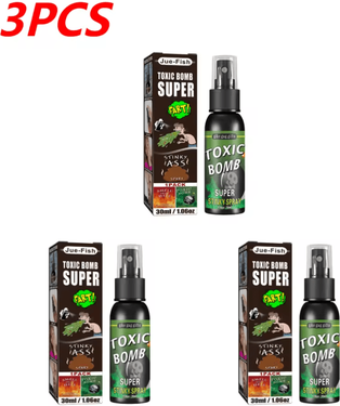 Inspire Curations 30ml Ultimate Fart Spray Fart Spray Stink Bomb Prank For Halloween & Party Gags 3pcs Bomb Smell