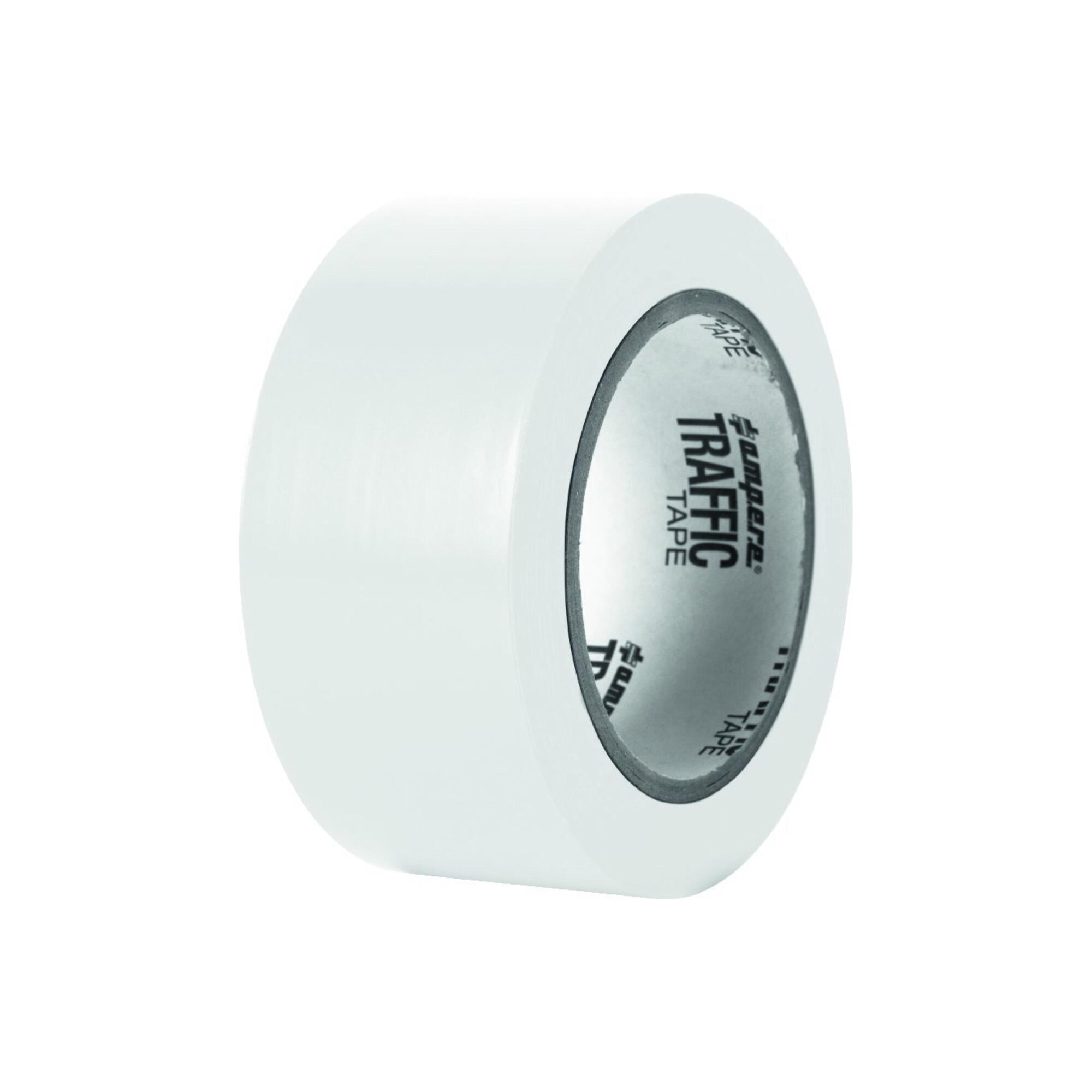 A.M.P.E.R.E. Traffic Tape Standard 0,15 mm Dicke 50mm x 33m Weiß (10767)
